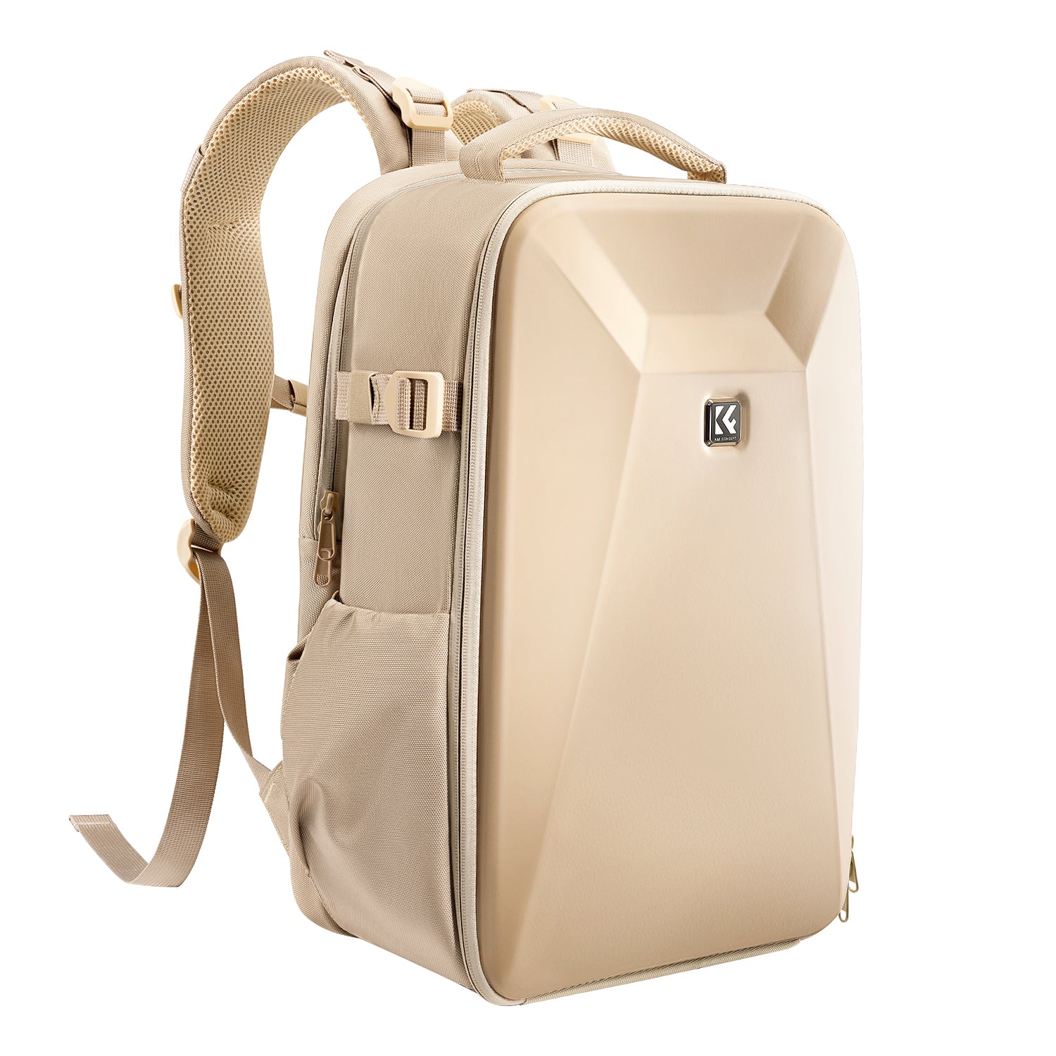 K&F Concept Camera Backpack Hardshell DSLR Photography Camera Bag with 15-15.6 Inch Laptop Compartment Waterproof Camera Case