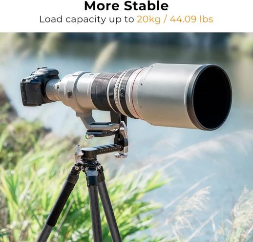 K&F Gimbal Head adjustable on 3 Axes for Long Lens Photography | KF31.052