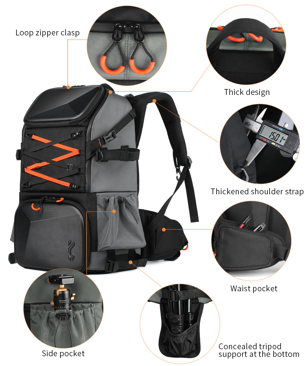 32L Pro Large Camera Backpack for 17