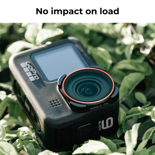 GOPRO Hero 9/10/11/12/13 ND8 + ND16 + ND32 + CPL 4pcs Set Neutral Density & Polarizing Lens Filter Kit with Anti-reflection Green Film Action Camera Lens Filter Accessories