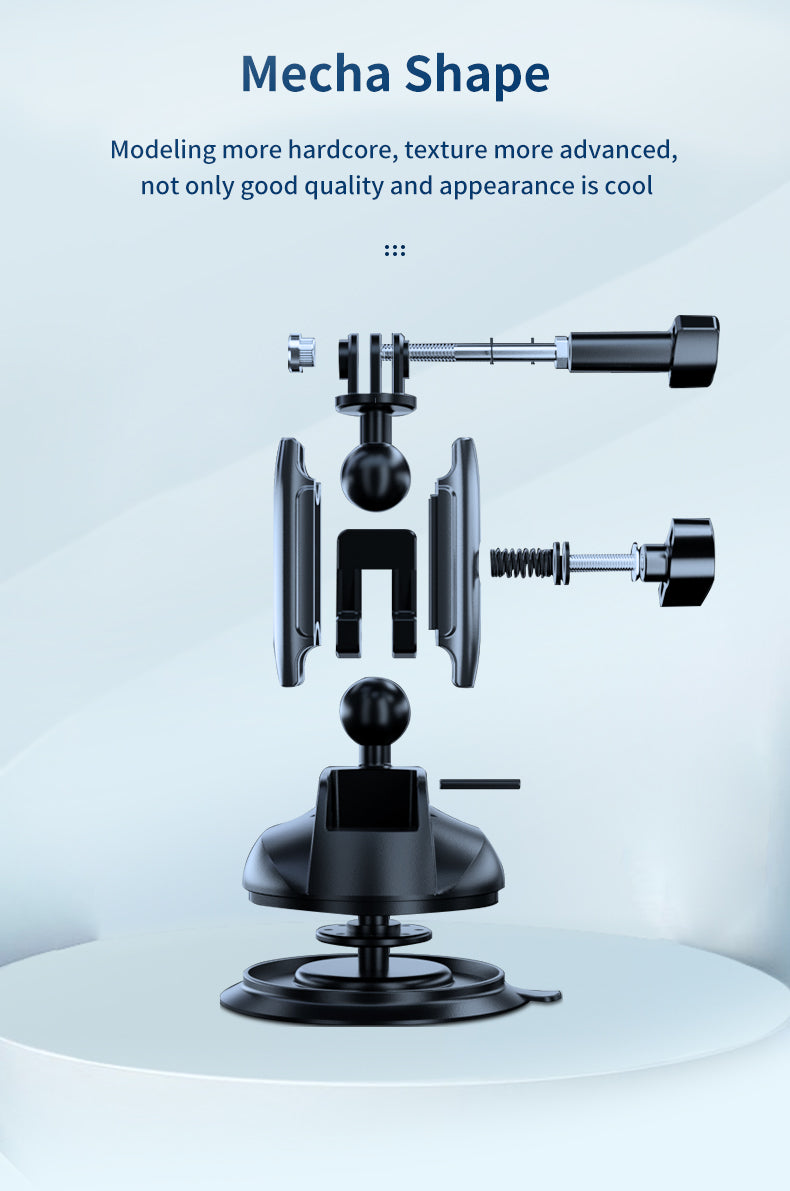 TELESIN Aluminum Alloy Action Camera & phone Suction Cup Mount