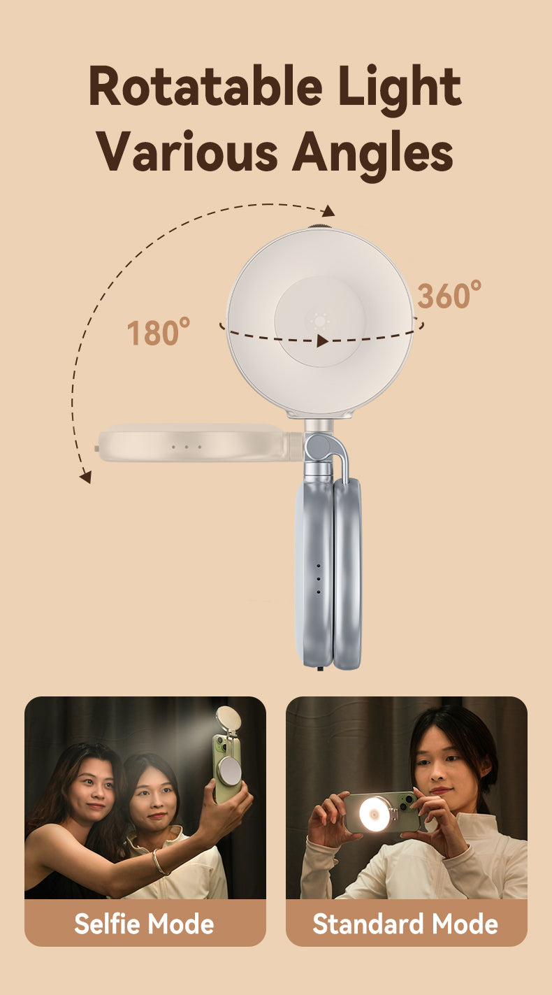 Telesin Magnetic Selfie Ring Light