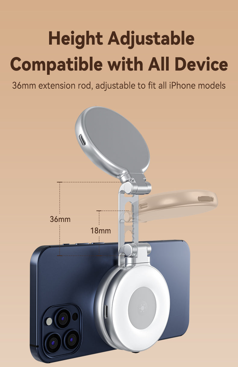 Telesin Magnetic Selfie Ring Light