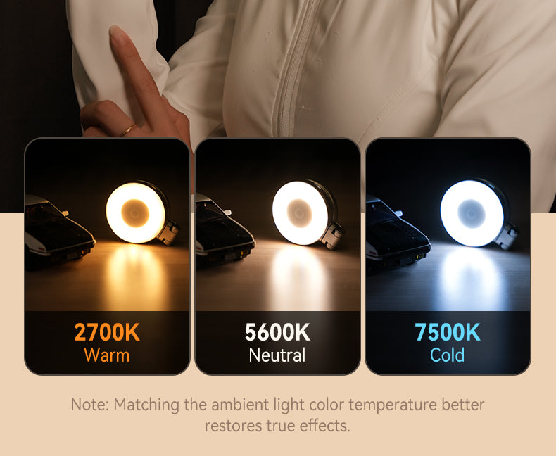 Telesin Magnetic Selfie Ring Light