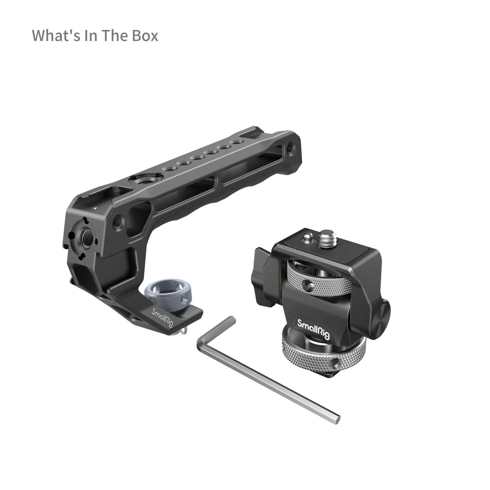 SmallRig Top Handle with Monitor Support Kit (Compatible with Cold Shoe)