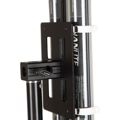 Nanlite PavoTube Double Bank T12 LED Tube Gooseneck Mount with 5/8