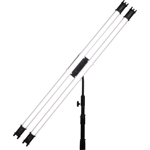 Nanlite PavoTube Double Bank T12 LED Tube Gooseneck Mount with 5/8