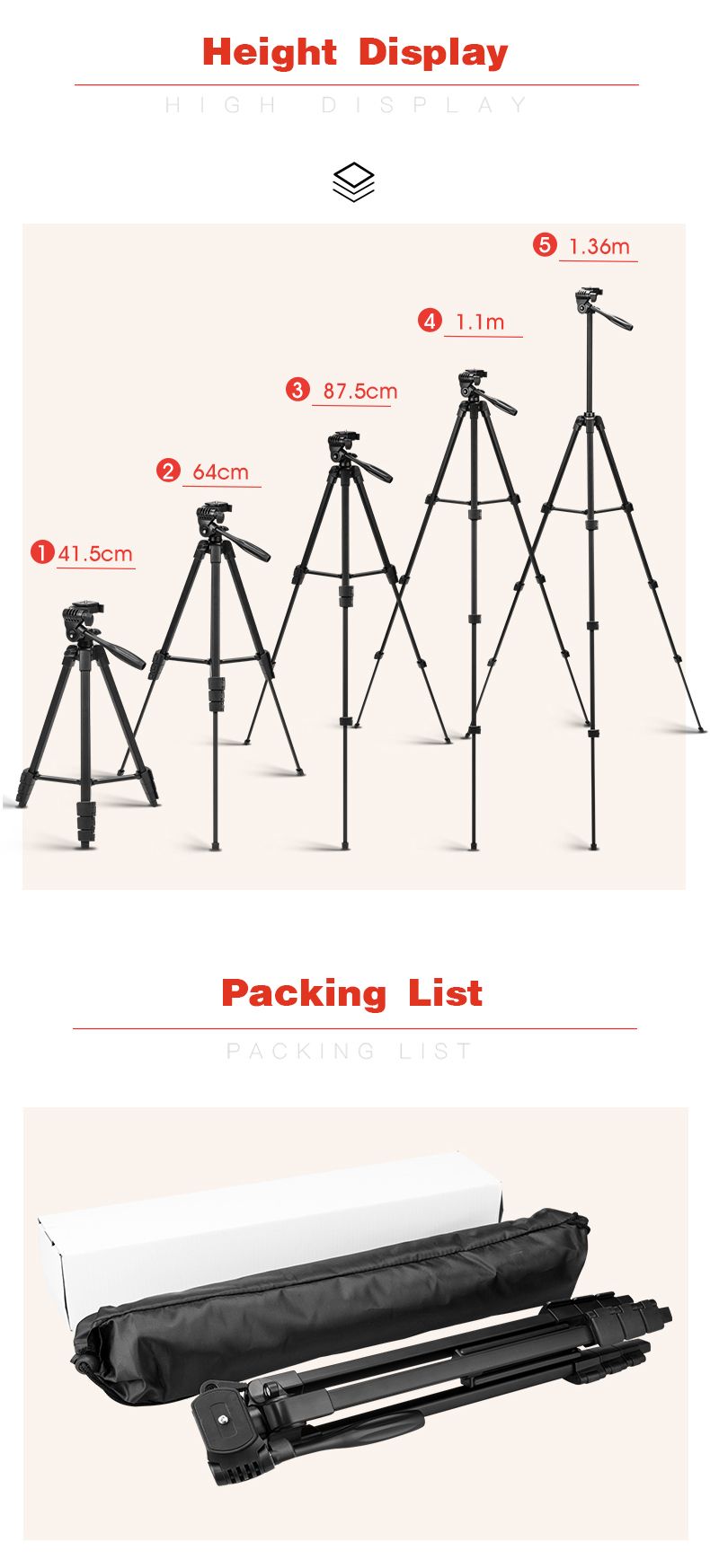 WEIFENG 320 TRIPOD LIGHT WEIGHT