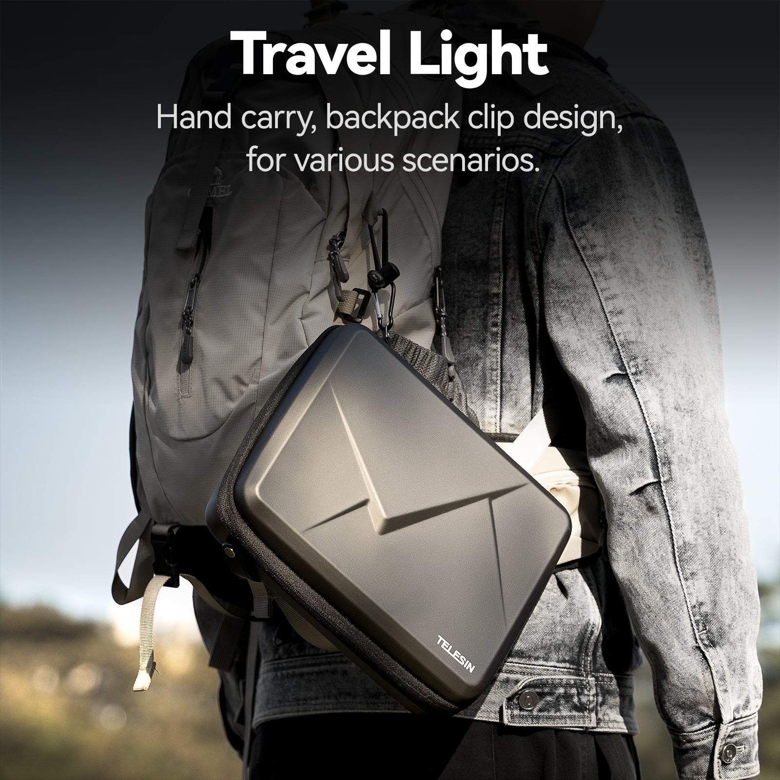 Telesin Shockproof Case for Action cameras Dji , GoPro