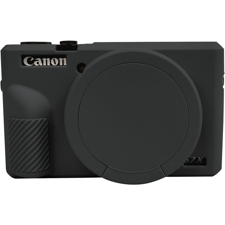 Generic Silicone Protection Case for Canon PowerShot G7 X Mark III (Black)