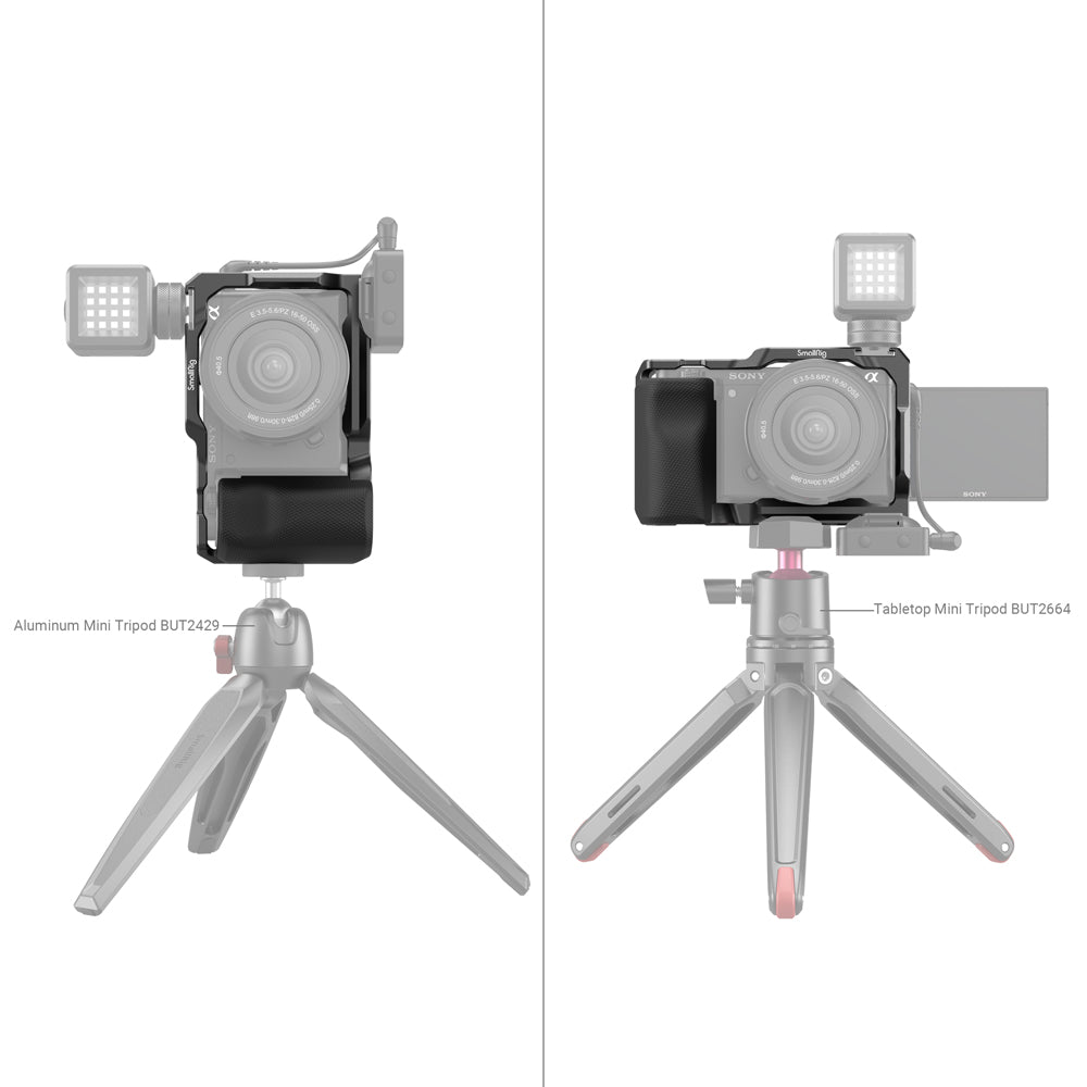 smallrig Camera Cage with Grip for Sony ZV-E10