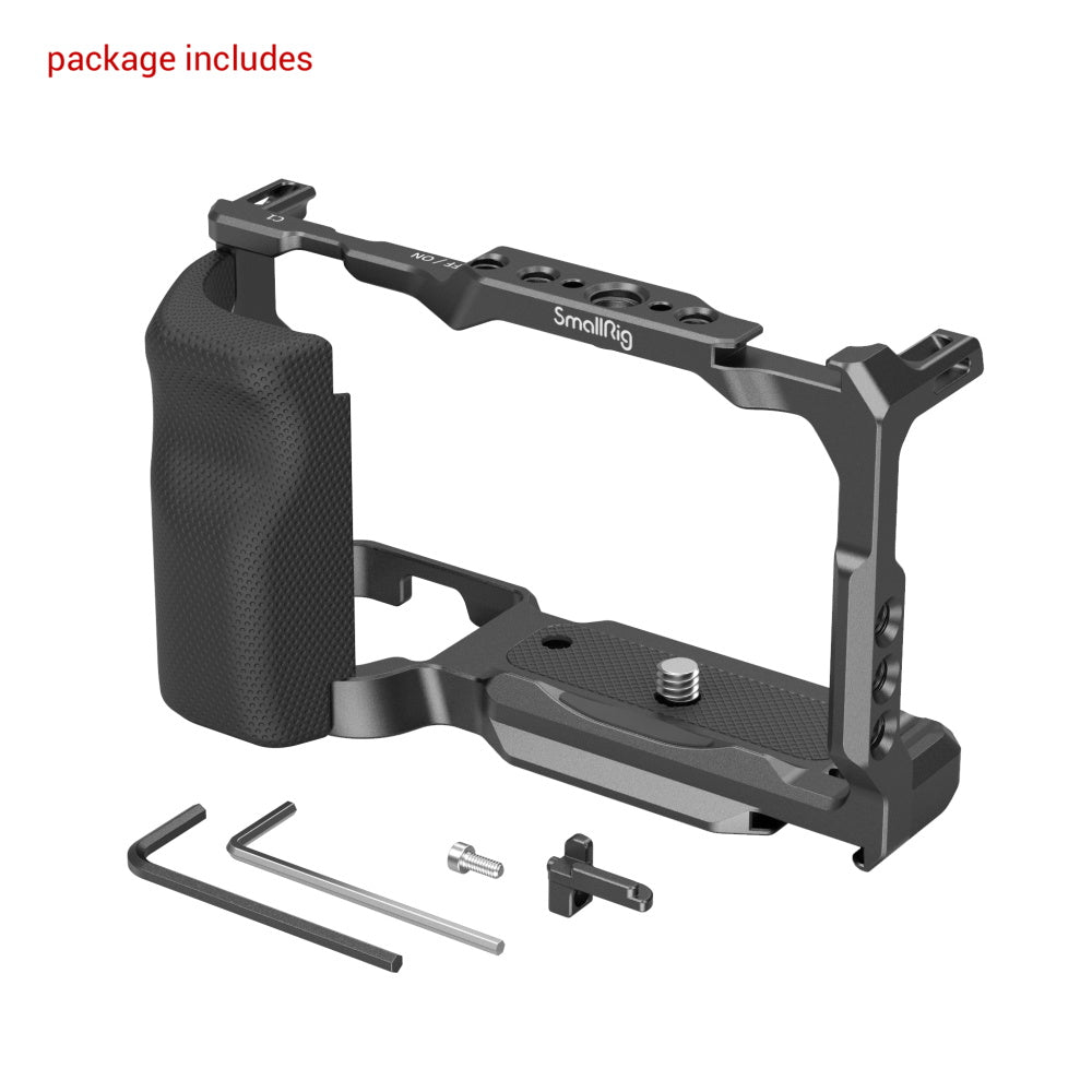 smallrig Camera Cage with Grip for Sony ZV-E10