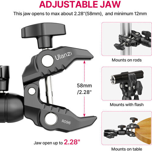 Ulanzi R096 Double Super Clamp