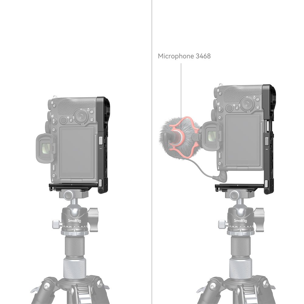 smallrig Foldable L-Shape Mount Plate for Sony Alpha 7 V / Alpha 7R V / Alpha 7 IV / Alpha 7S III