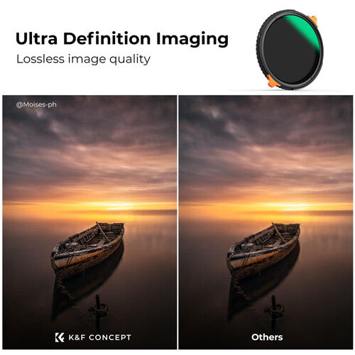 K&F Nano-X Series 2-in-1 Variable ND ( ND4-64 ) & CPL Filter (2 to 6-Stop)