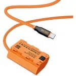 ZGCINE USB-C PD to Sony NP-FZ100 Dummy Battery with Braided Wire 23.6″ (PD-FZ100)