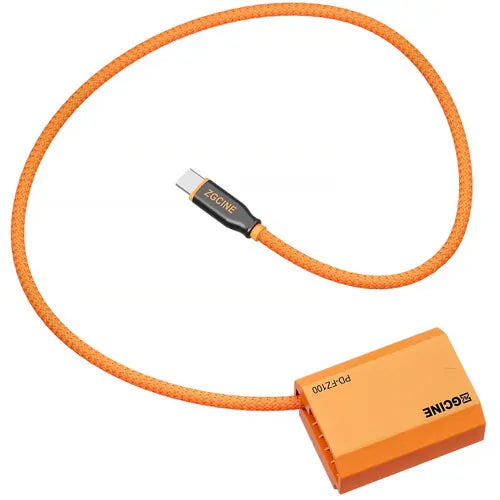 ZGCINE USB-C PD to Sony NP-FZ100 Dummy Battery with Braided Wire 23.6″ (PD-FZ100)