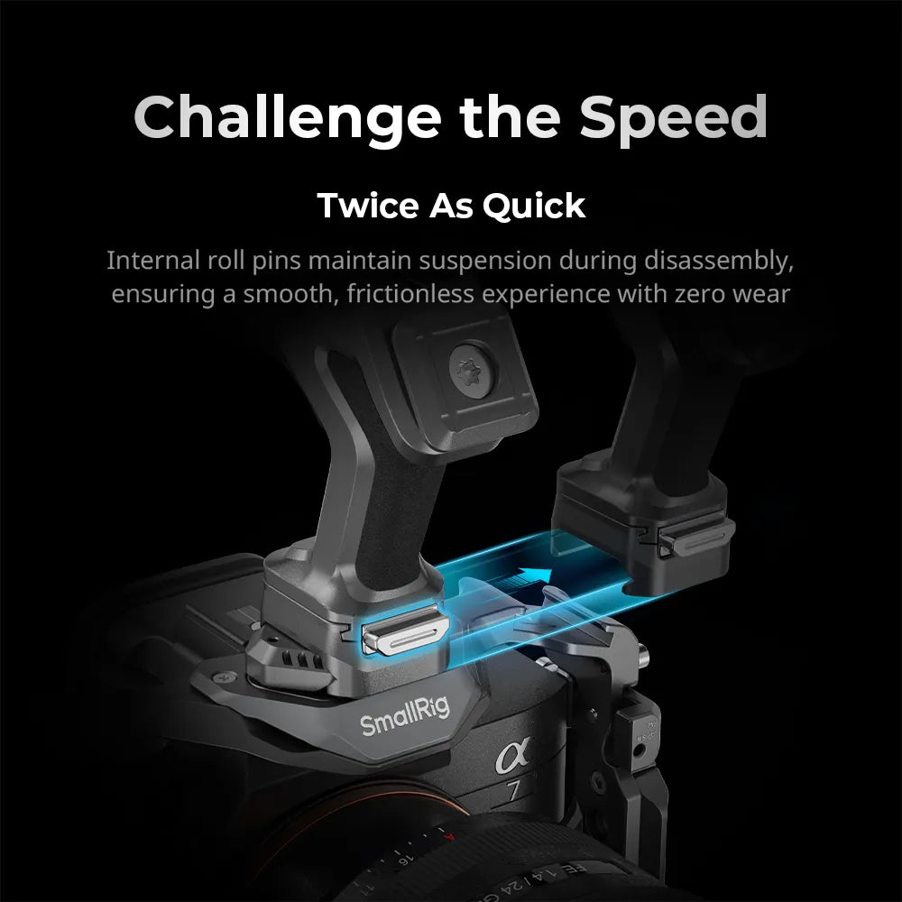 SmallRig HawkLock Quick Release Advanced Cage Kit for Sony Alpha 7R V / Alpha 7 IV / Alpha 7S III