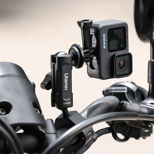 Ulanzi CM025 Bike/Motorcycle Handlebar Clamp Mount for GoPro/Insta360 Action Cameras