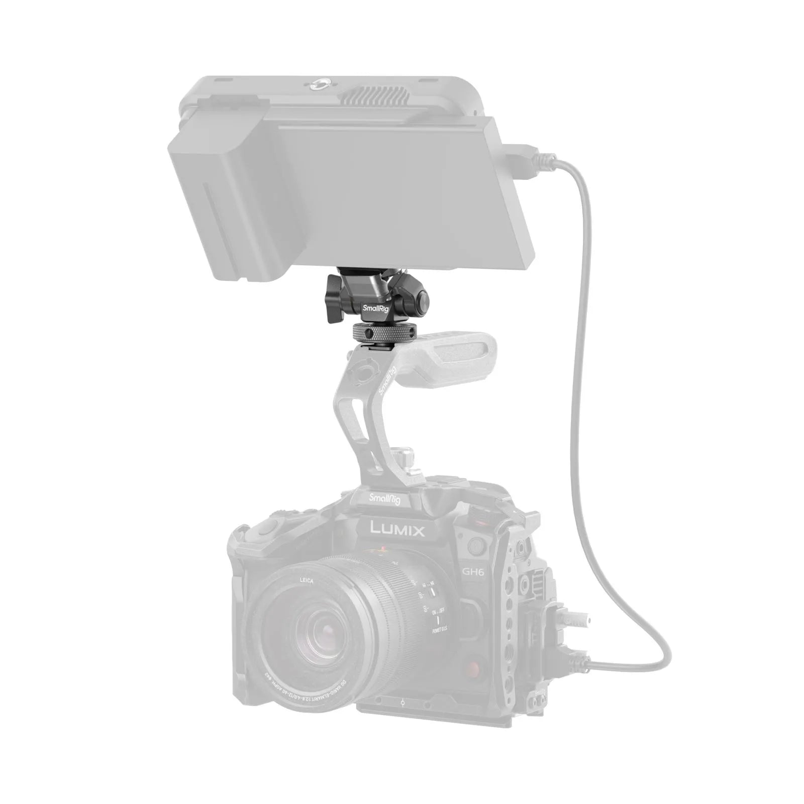 SmallRig HawkLock Quick Release Monitor Support with H21 Cold Shoe Mount
