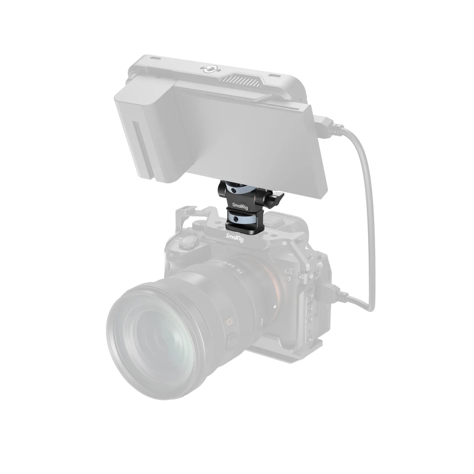 SmallRig Swivel and Tilt Adjustable Monitor Support with 1/4