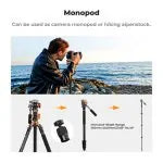 K&F Concept Professional Video Tripod with Fluid Head FH-03 (KF09.137)