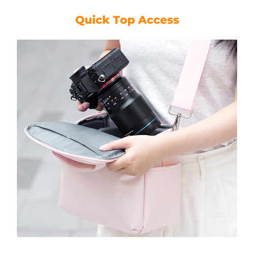 K&F Concept Camera Sling Bag (Pink, 5L)