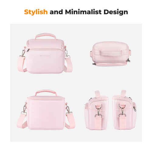 K&F Concept Camera Sling Bag (Pink, 5L)