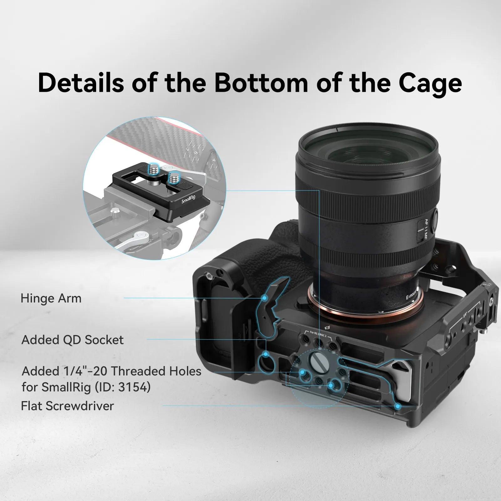 SmallRig Advanced Cage Kit for Sony Alpha 7R V / Alpha 7 IV / Alpha 7S III