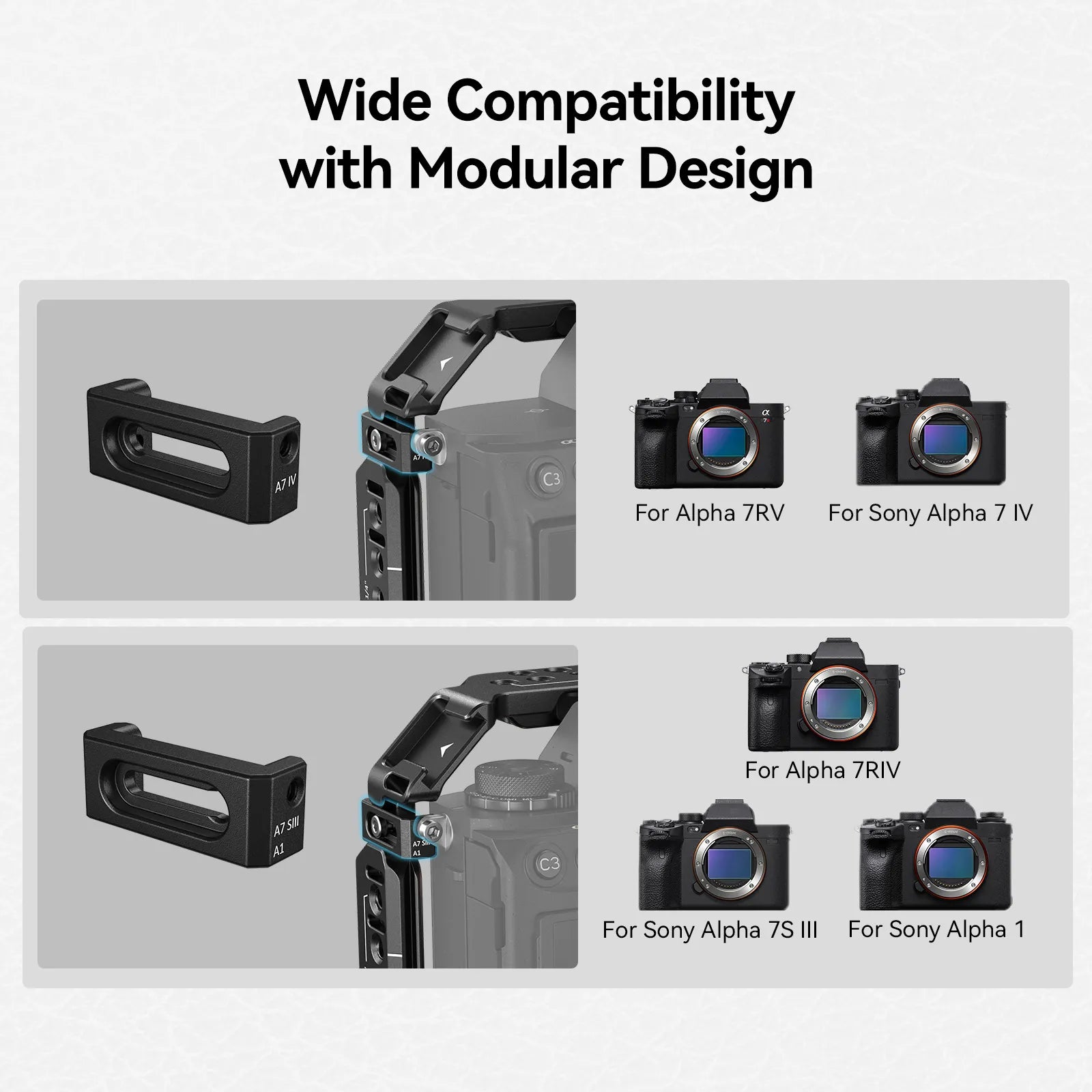 SmallRig Advanced Cage Kit for Sony Alpha 7R V / Alpha 7 IV / Alpha 7S III