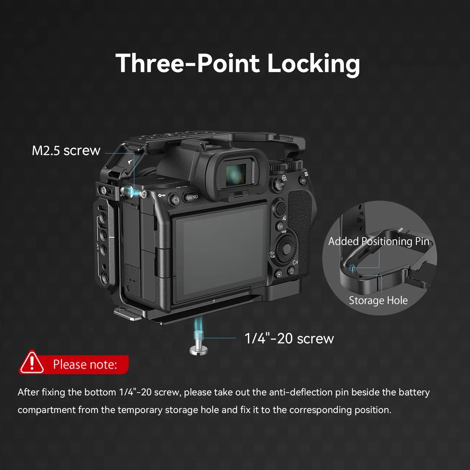 SmallRig Advanced Cage Kit for Sony Alpha 7R V / Alpha 7 IV / Alpha 7S III