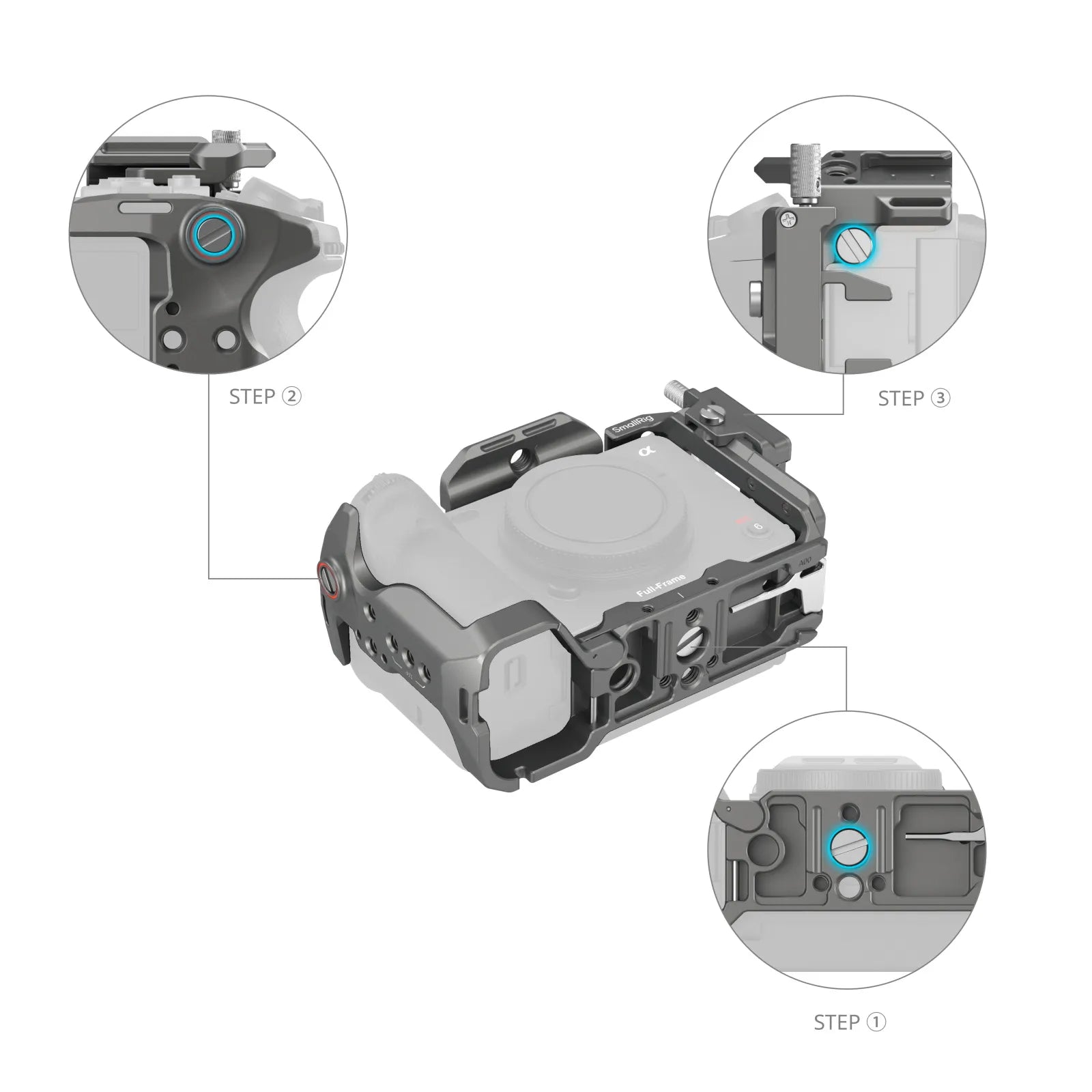 SmallRig HawkLock Quick Release Cage Kit for Sony FX3 / FX30