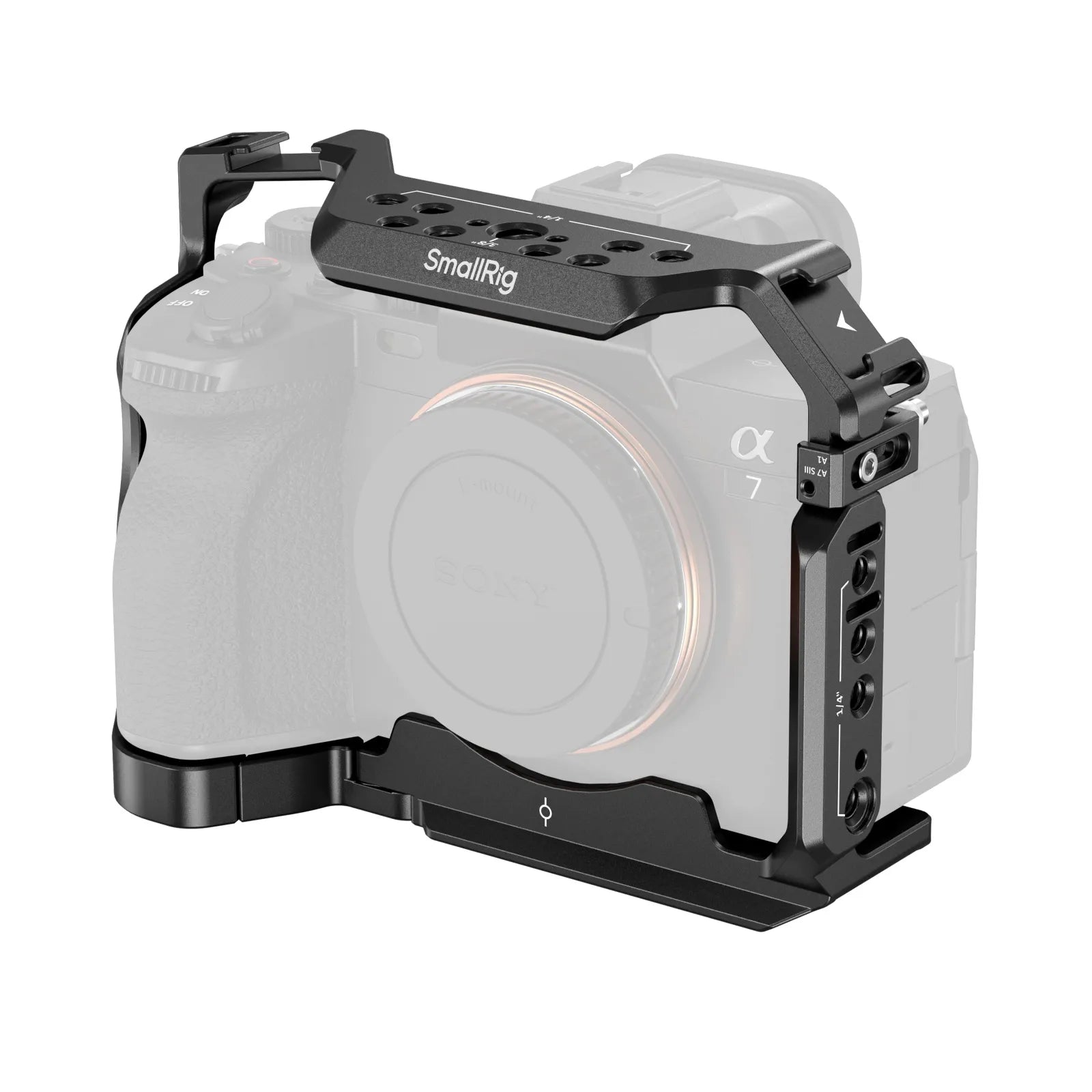 SmallRig Full Camera Cage for Sony Alpha 7R V/Alpha 7 IV/Alpha 7 S III/Alpha 1/Alpha 7R IV