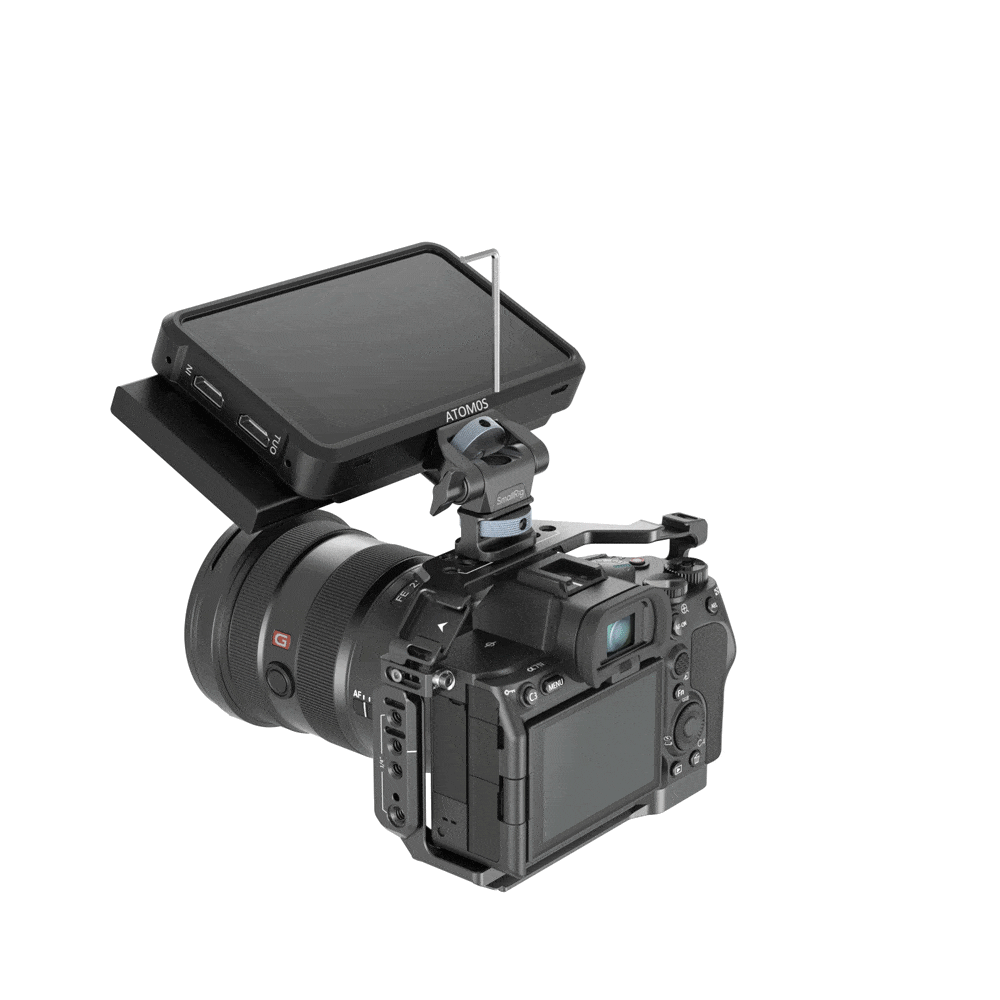 SmallRig Swivel and Tilt Adjustable Monitor Support with 1/4