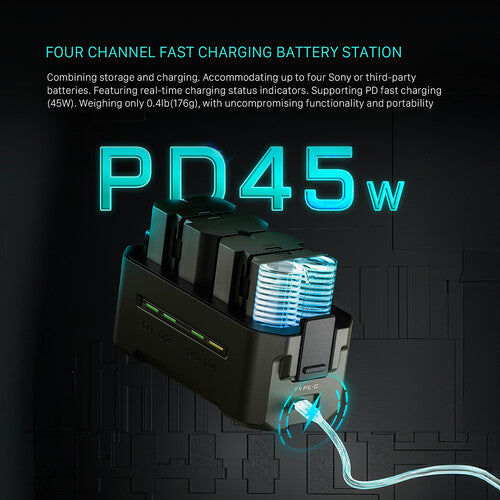 Tilta Portable Charging Station for NP-FZ100 Batteries TBC-FZ100-GN