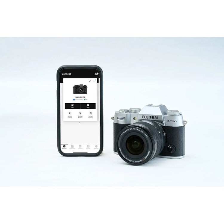 FUJIFILM X-T50 Mirrorless Camera with XF 16-50mm f/2.8-4.8 Lens (Charcoal Silver)