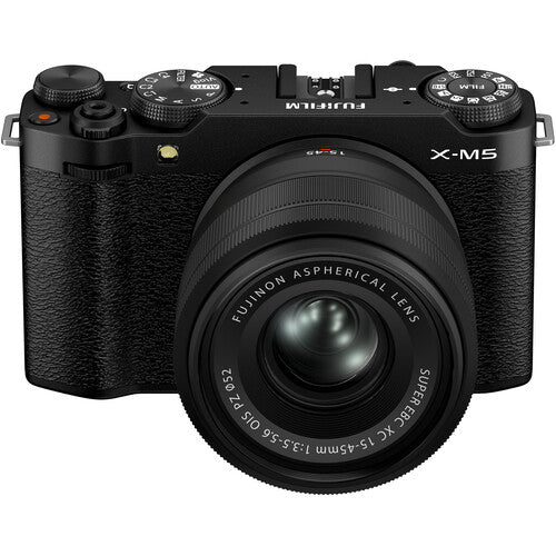 美品！X5 現Flux　26cm FUJIFILM X-M5 Mirrorless Camera with XC 15-45mm f/3.5-5.6 Lens