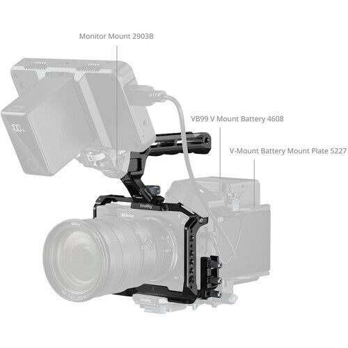 Cage Kit for Nikon ZR : Advance Cage Kit with Top and Side Handles