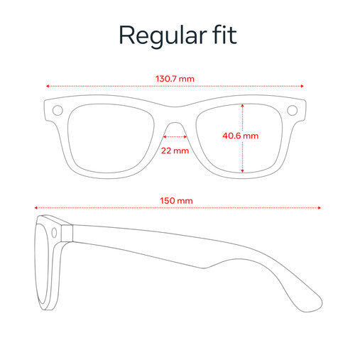 Meta Ray-Ban Wayfarer Glasses (Matte Black, Standard, Gen 2)