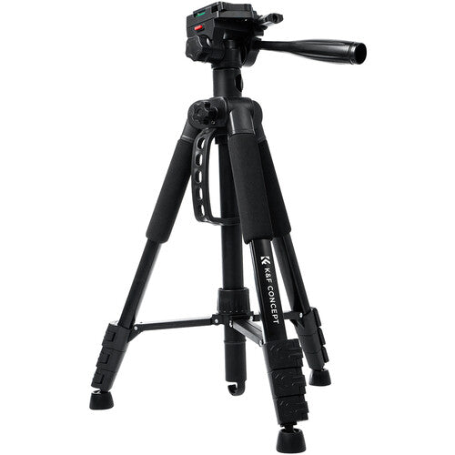 K&F Concept S254A3+BV07 Overhead Tripod with Monopod & Horizontal Arm – Blue