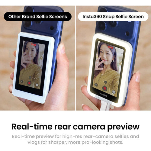 Insta360 Snap Selfie Screen with LED Light - DMT Stores