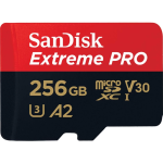 SanDisk Extreme Pro 256GB microSDXC UHS-I V30 200MB/s Read 140MB/s Write Memory Card