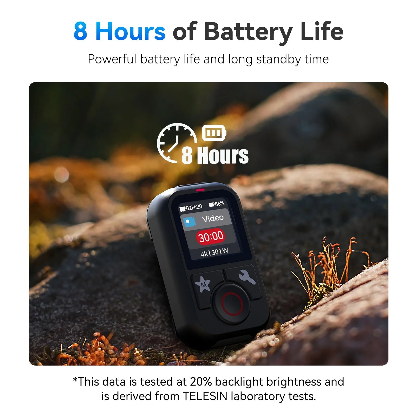 Telesin Remote Controller for GoPro Hero 13/12/11/10/9/8/MAX