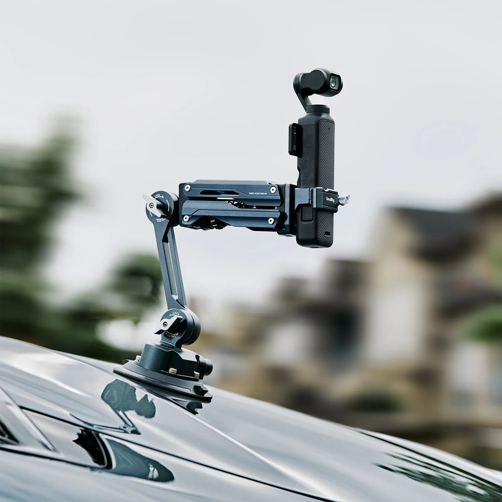 SmallRig mini Shock Absorber Arm for DJI Osmo Pocket 3 / GoPro HERO13 / Insta360 X4 / X5