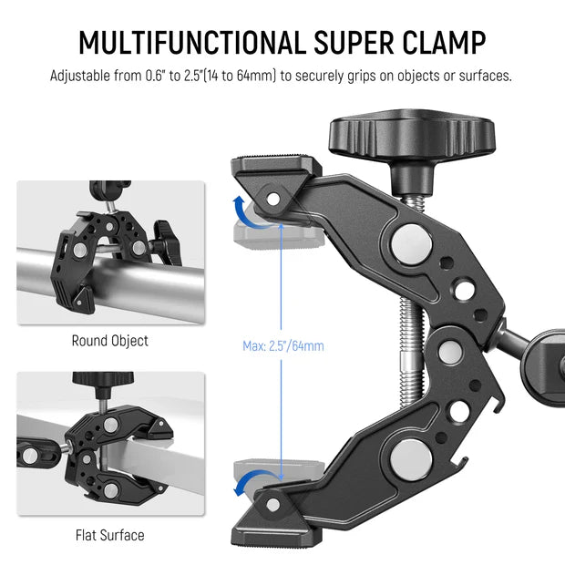 NEEWER ST83 Super Clamp with 3