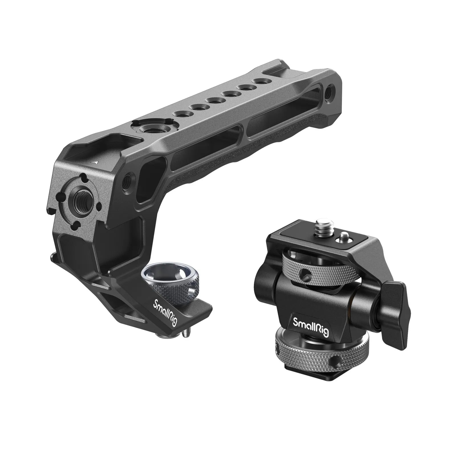 SmallRig Top Handle with Monitor Support Kit (Compatible with Cold Sho ...