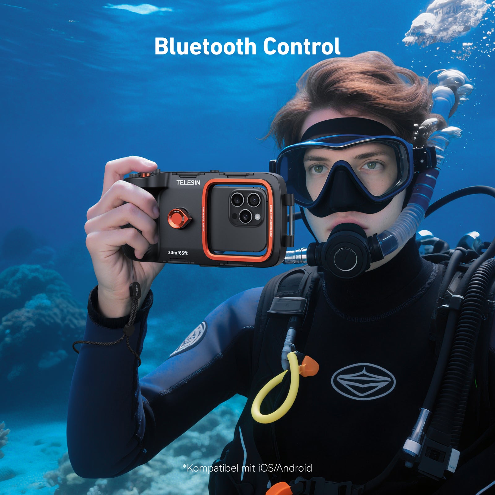 TELESIN Underwater Diving Phone Case