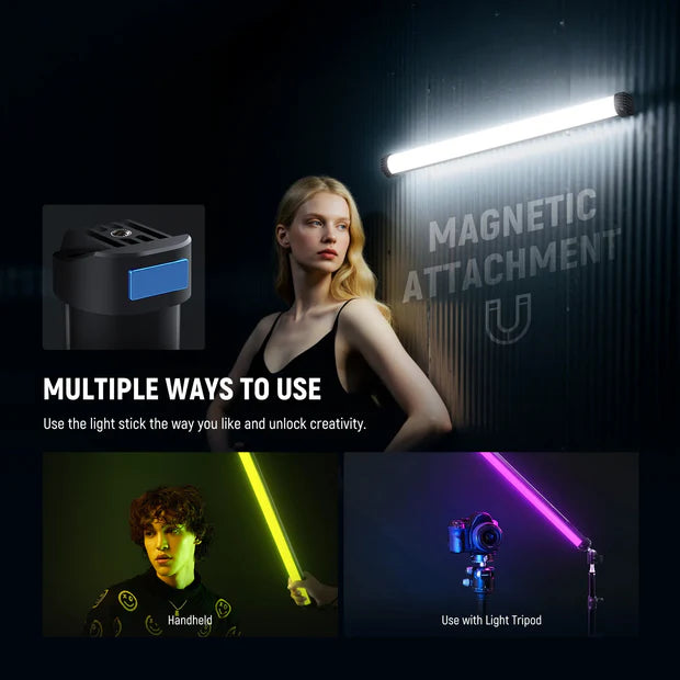 NEEWER BASICS SL50 (53cm - 14w) Magnetic Handheld RGB Light Wand