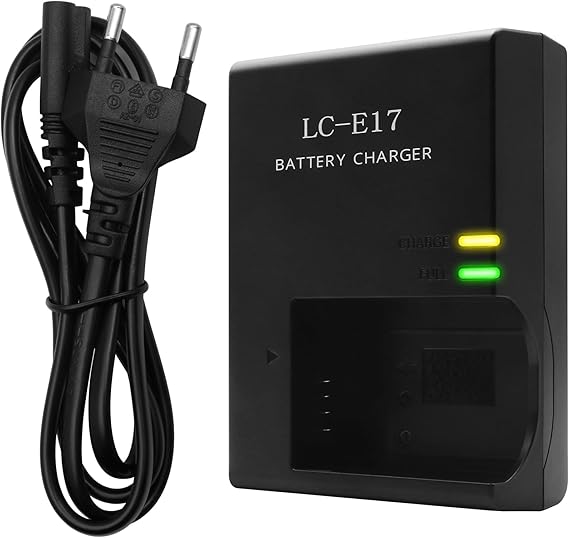 LP-E17 Camera Battery Charger for Canon LC-E17 LC-E17C EOS Rebel T7i T6i T6s SL3 SL2 77D 9000D 8000D 800D 850D 760D 750D 200D M6 M6 Mark II M5 M3 Kiss X8i RP RP R10SLR