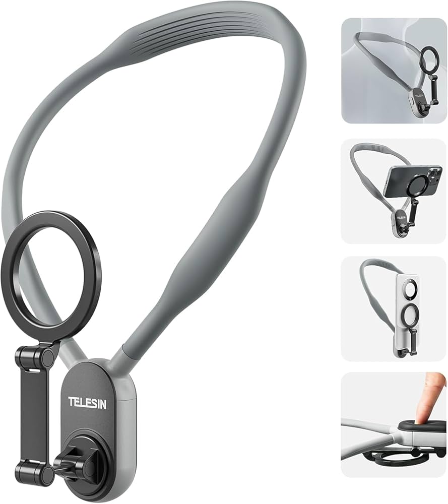 TELESIN Magnetic Neck Mount for Phones